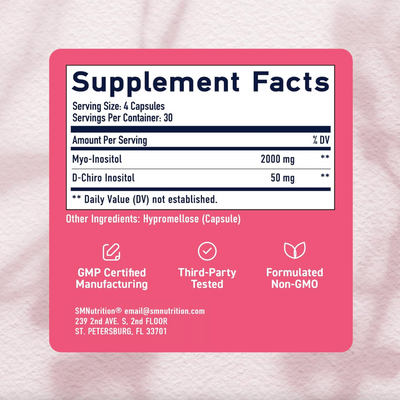 Myo-Inositol & D-Chiro Inositol for Hormone Balance