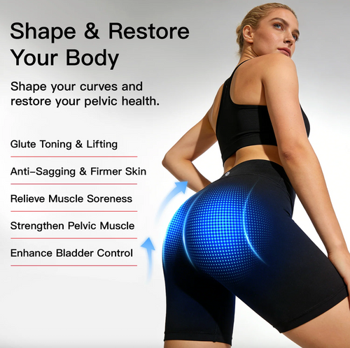 KoriGlow™ EMS Pelvic Floor & Sculpting Shorts