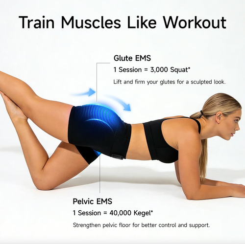 KoriGlow™ EMS Pelvic Floor & Sculpting Shorts