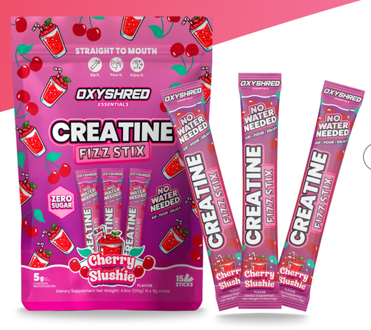 TremShred Creatine Fizz Stix