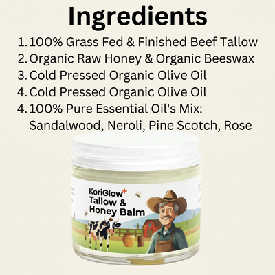 Tallow & Honey Balm - 2oz