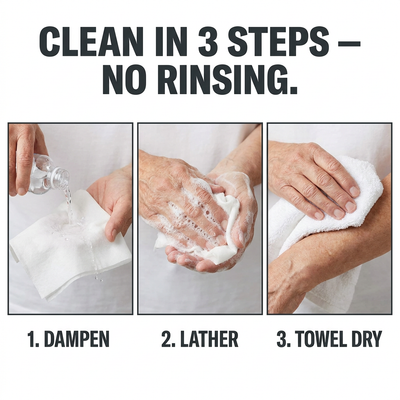 WashWipes™ — The Anywhere Shower | No-Rinse Bathing Wipes
